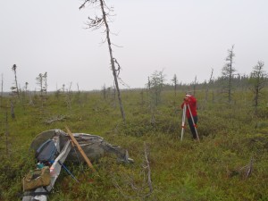 A whole lot of bog, dense trees, thick alders, and an approximation of the site location made accessing this RCAF Lodestar difficult.