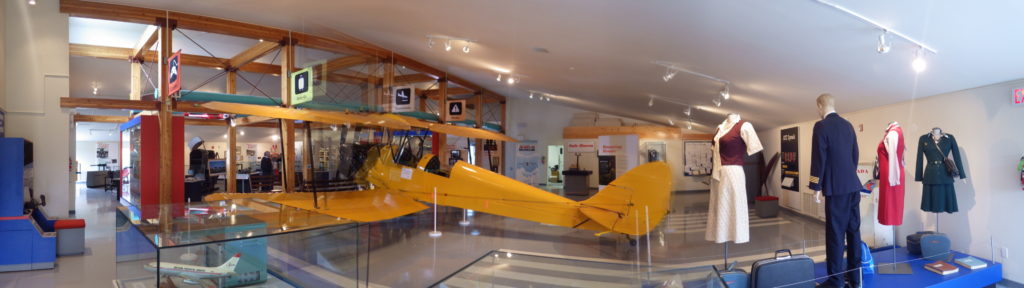 Inside the North Atlantic Aviation Museum. Photo by author 2014.