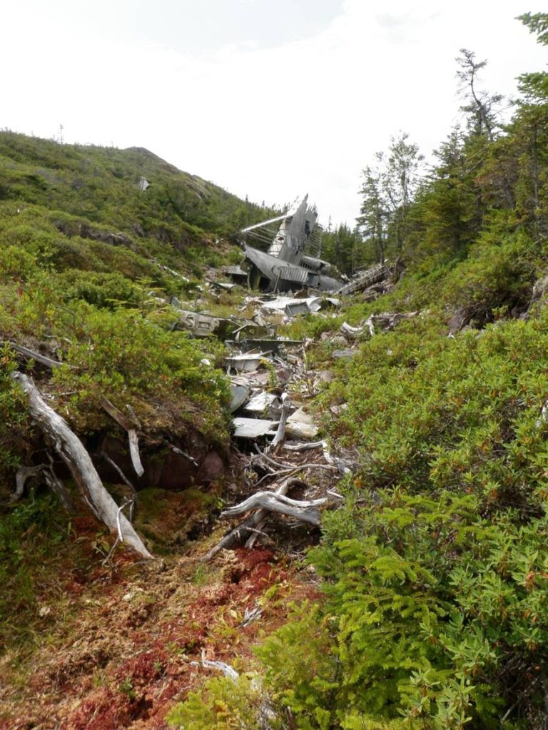1953 Burgoyne's Cove B36 Plane Crash Girl.ca